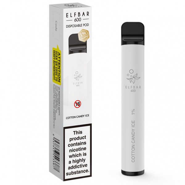 Elf Bar 600 Disposable Device 1% (10mg)