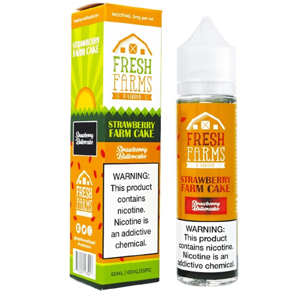 Fresh Farms Strawberry Farm Cake E-liquid 50ml Sho...