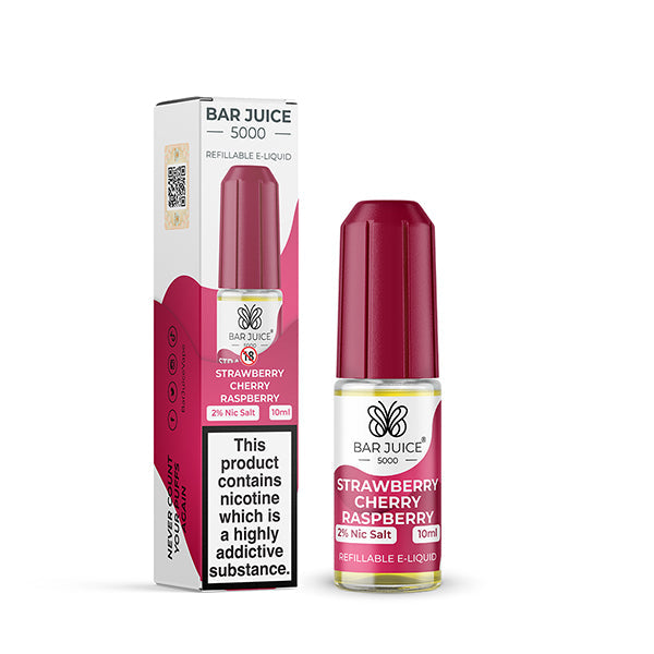 Bar Juice 5000 Strawberry Cherry Raspberry 10ml Ni...